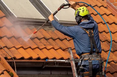 Démoussage et hydrofuge de toiture à Pleuven